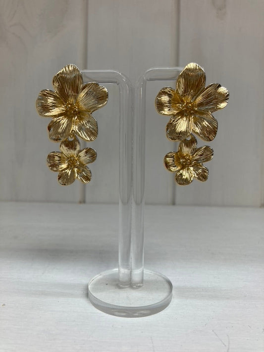 Boucles d'oreilles Golden Duo Bloom