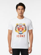 T-shirt Wit met leeuw
