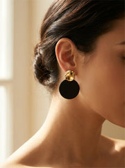 Noir Luxe Statement Oorbellen