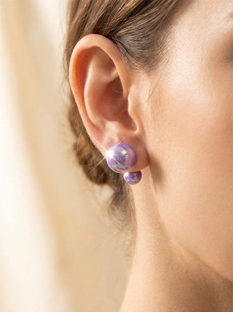 Aurora Pearl Duo Oorbellen
