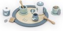 Label Label Houten Theeservies Blauw – Tea Set | Outlet