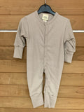 Sleepsuit 2x1 rib ay warm gray