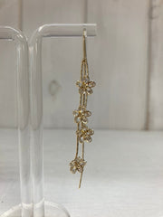Golden Daisy Cascade Oorbellen