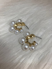 Pearl Harmony Cluster Oorbellen