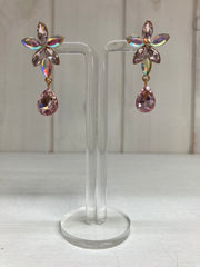 Blush Crystal Bloom Oorbellen