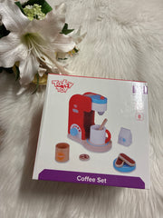 Tooky Toy Houten Koffie Set voor Kinderen – Speelgoed Koffieset