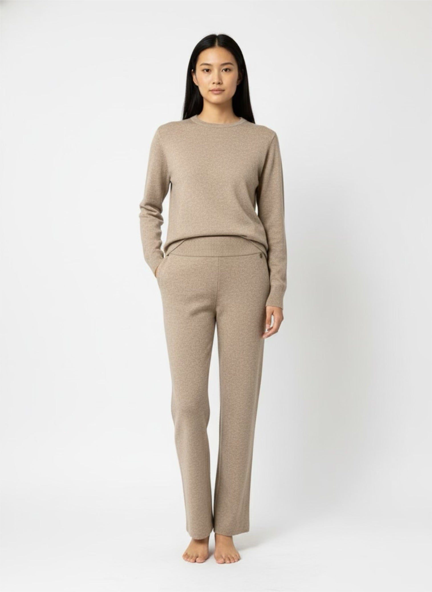Casual Pants Taupe