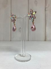 Blush Crystal Bloom Oorbellen