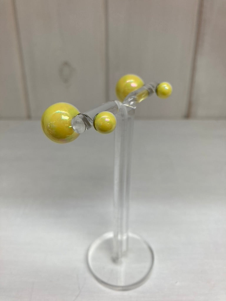 Oorbellen Lilly geel