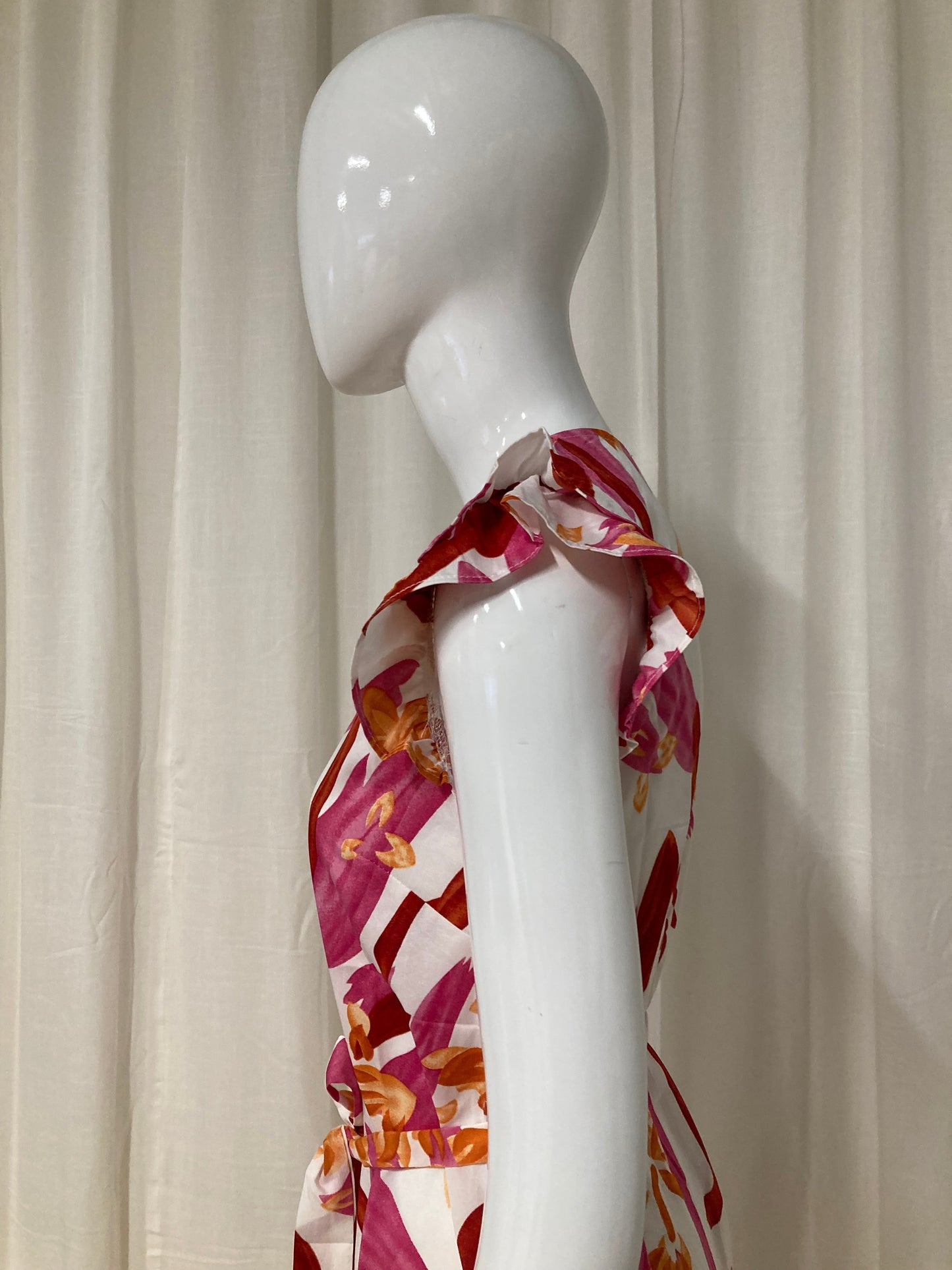 Lina Bloom Jurk – Elegante Bloemenprint Jurk met Taillelint