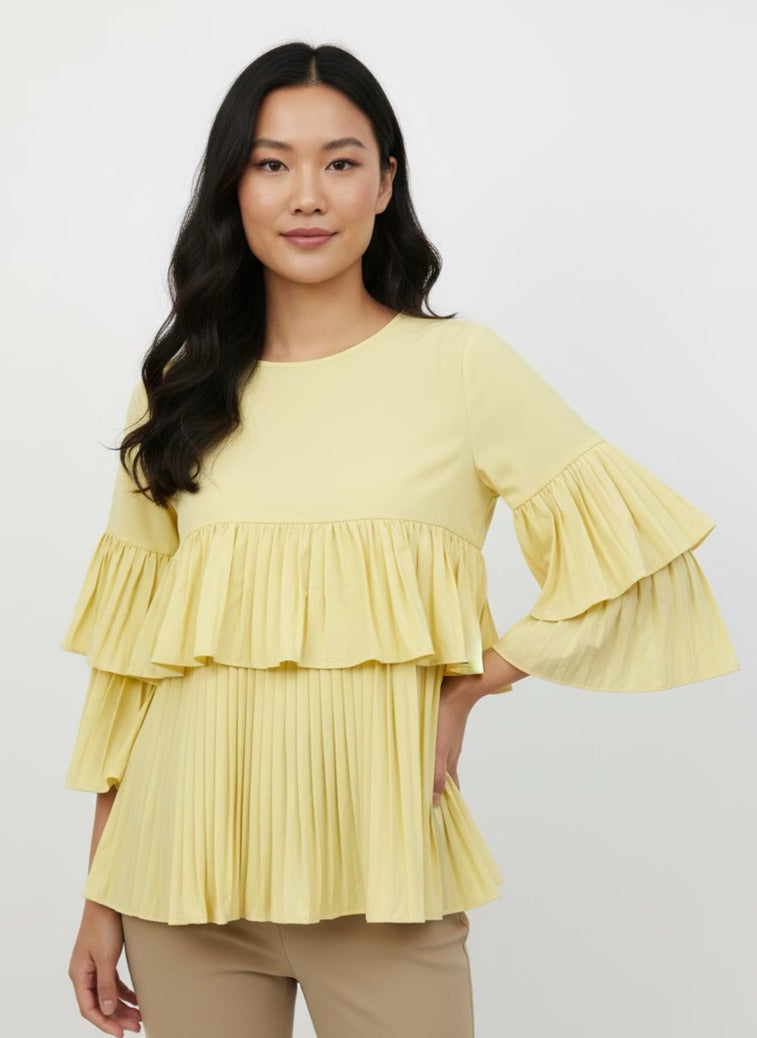Blouse Adalia Geel