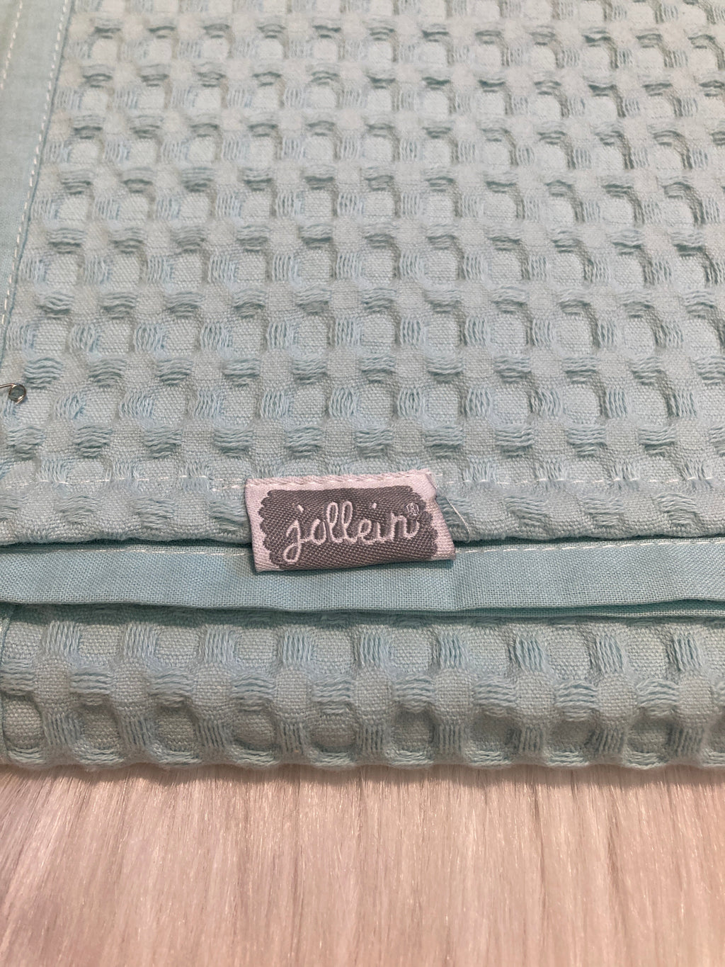 Laken wafel jade 75x100cm