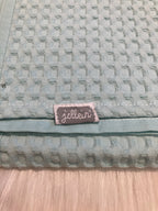 Laken wafel jade 75x100cm