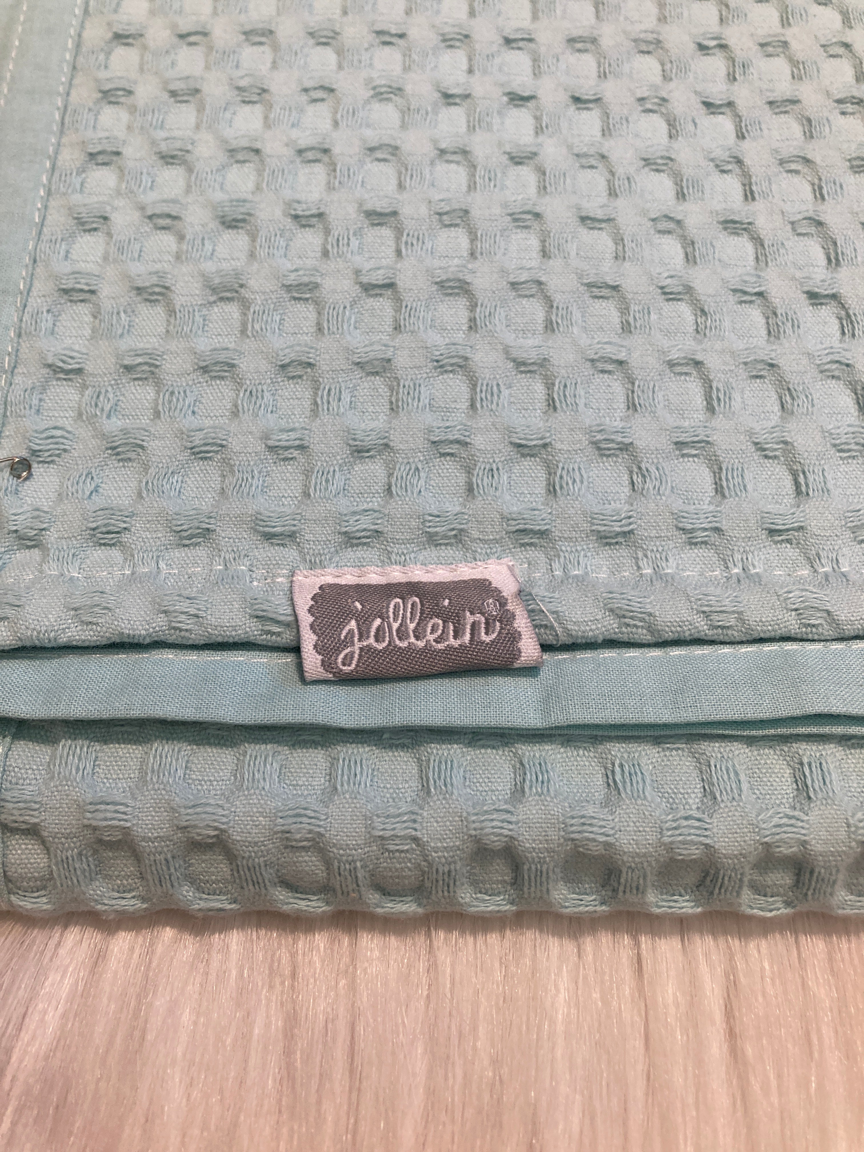 Laken wafel jade 75x100cm