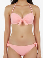 Push up bikini coraal