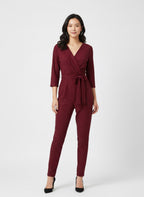 Combinaison bordeaux stripe