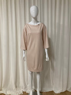 T-shirt dress with shiny coating Off-white