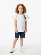 T-shirt puppy zwarte strik