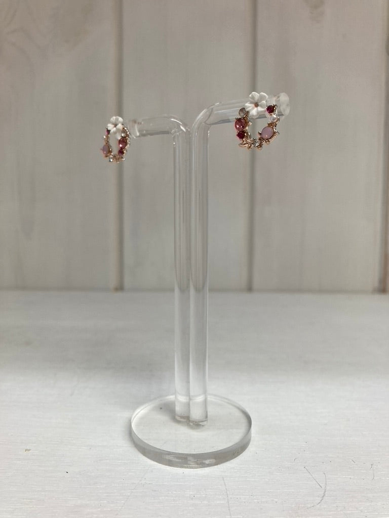 Oorstud cirkel bloemen