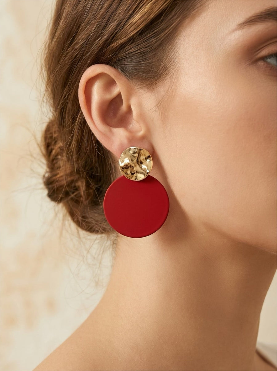 Valentina Rouge Statement Oorbellen