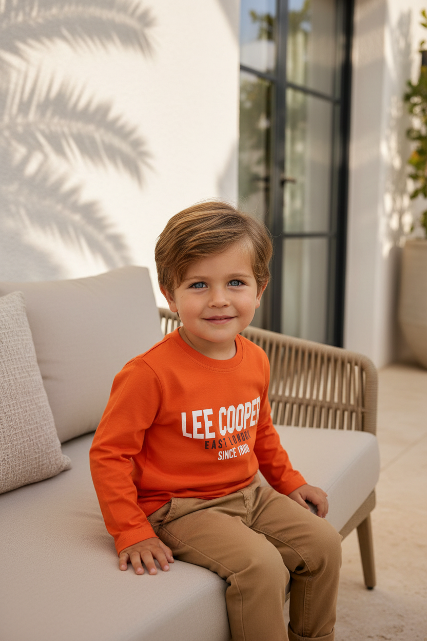 T-shirt Lee Cooper TS orange