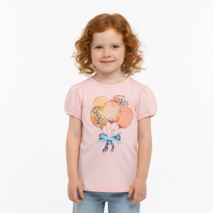 T-shirt Balloon lichtroze