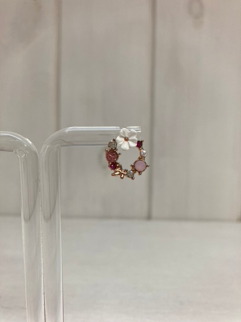 Oorstud cirkel bloemen