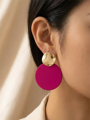 Fuchsia Soleil Statement Oorbellen