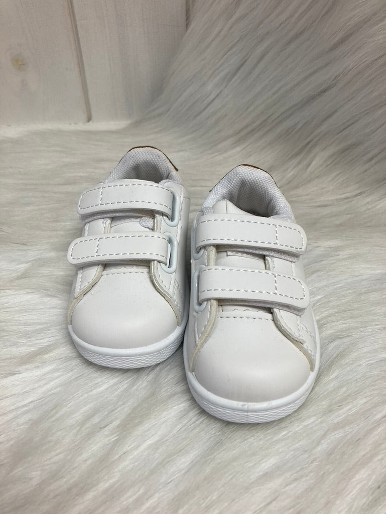 Rock and Joy Baby Sneakers Wit – Klittenband