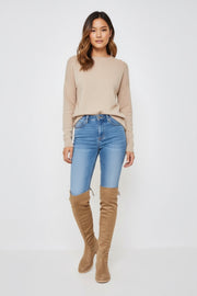 JM Abloom Hoge Beige Dames Boots – Comfortabele Laarzen