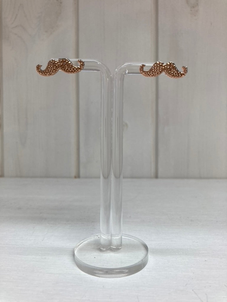Puces d'oreilles Moustache Étincelante