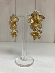 Golden Duo Bloom Oorbellen