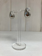 Luna Silver Dome Oorbellen
