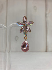 Blush Crystal Bloom Oorbellen