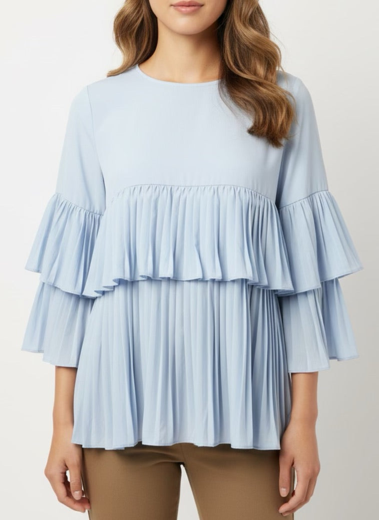 Blouse Adalia Lichtblauw