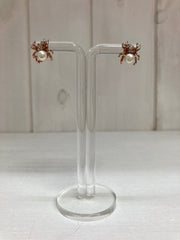 Boucles d'oreilles perles et crabes