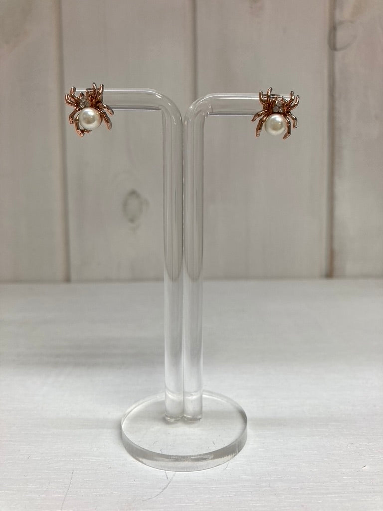 Boucles d'oreilles perles et crabes