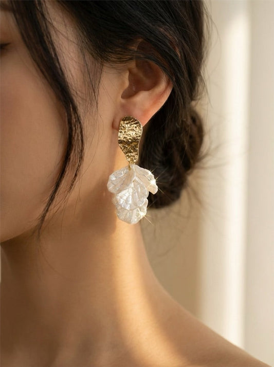 Pearl Petal Luxe Oorbellen
