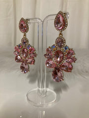 Rosé Royale Crystal Statement Oorbellen