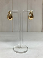 Luna Gold Dome Oorbellen