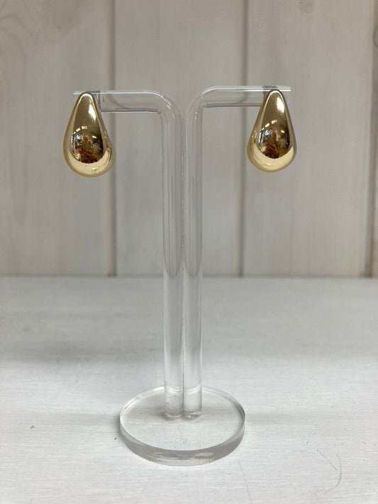 Boucles d'oreilles Luna dôme doré