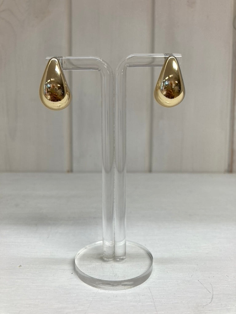 Boucles d'oreilles Luna dôme doré