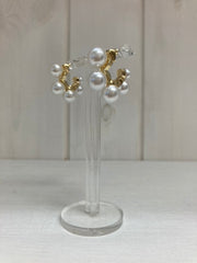 Pearl Harmony Cluster Oorbellen