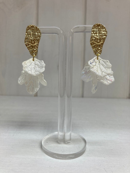 Boucles d'oreilles de luxe Pearl Petal