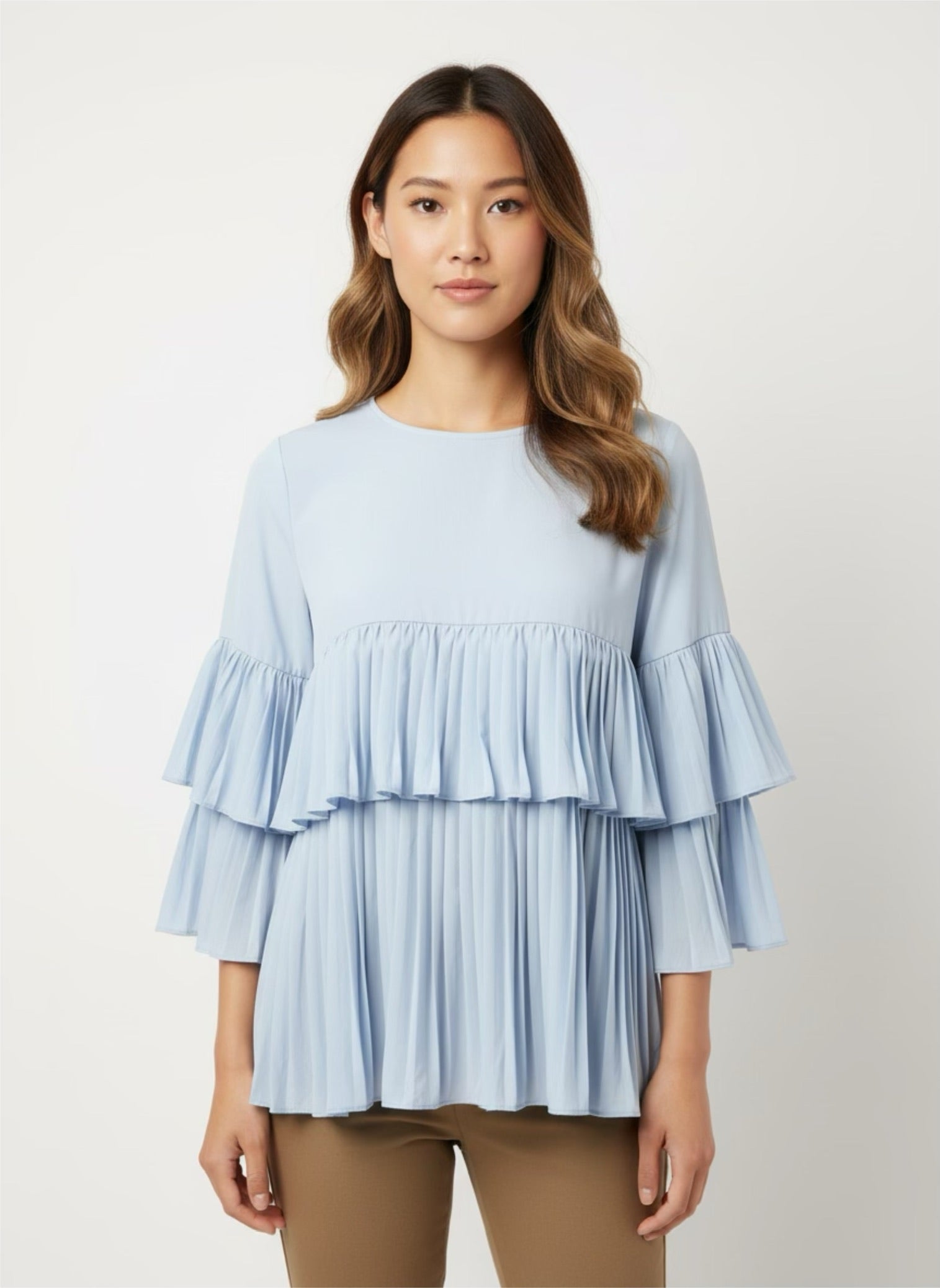 Blouse Adalia Lichtblauw