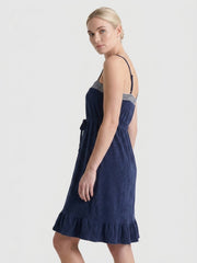 Esprit Frottee Chemise Strandjurk – Donkerblauw