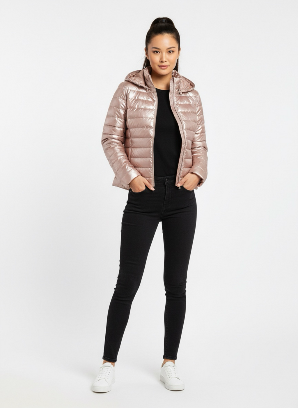 Hooded puffer jacket