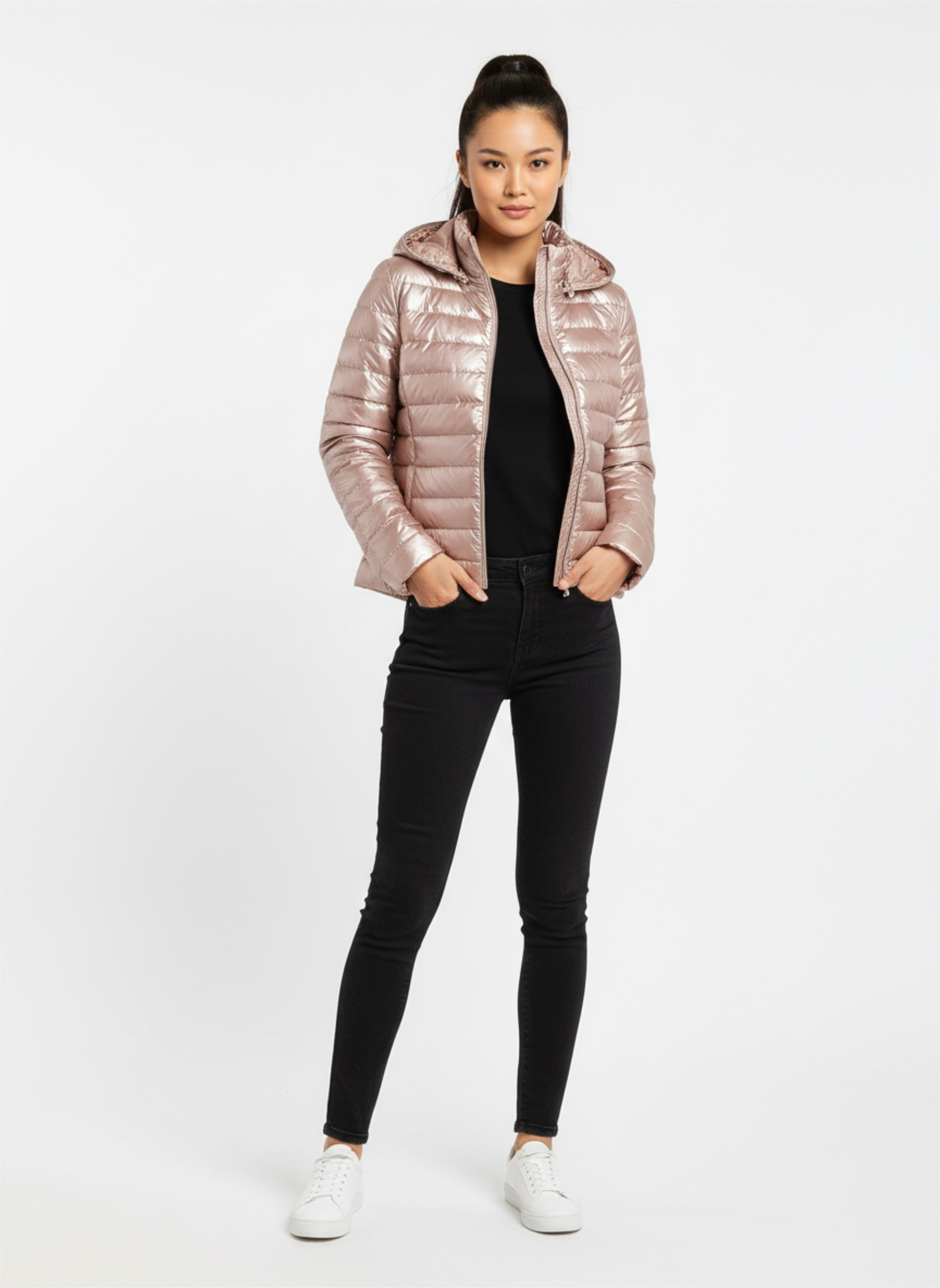 Hooded puffer jacket
