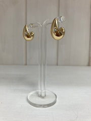 Luna Gold Dome Oorbellen