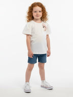 T-shirt puppy roze strik